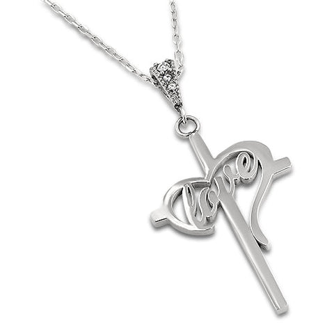 Heart's Desire Cross Necklace