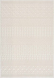 Drago White Washable Area Rug