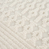 Drago White Washable Area Rug