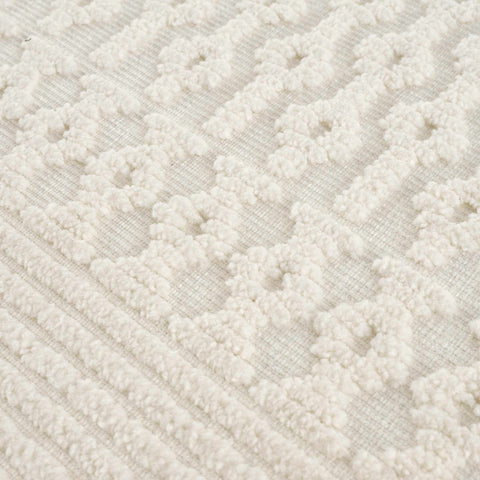 Drago White Washable Area Rug