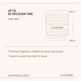 Lucienne - Saffron & Oud Candle