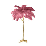 Luxury Ostrich Feather Led Floor Lamp | 3CARATS