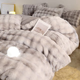 Luxury Soft Faux Rabbit Duvet Cover Set | 3CARATS