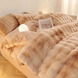 Luxury Soft Faux Rabbit Duvet Cover Set | 3CARATS