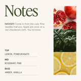 Maelyn - Pomegranate & Pine 6oz Candle