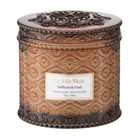 Maelyn - Saffron & Oud 12oz Candle