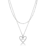 Elegant Layered Mom Necklace
