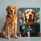 Paws & Play: Football Edition Texture Portrait