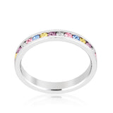Stylish Stackables Mixed Crystal Ring