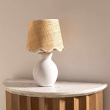 Salgareda White Ceramic Table Lamp