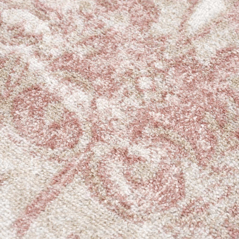 Snead Pink Floral Rug