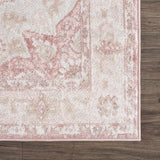 Kandos Blush & Light Pink Area Rug - Ocean Monroe