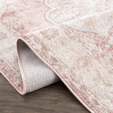 Kandos Blush & Light Pink Area Rug - Ocean Monroe