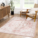 Kandos Blush & Light Pink Area Rug - Ocean Monroe