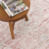 Kandos Blush & Light Pink Area Rug - Ocean Monroe