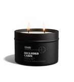 Secluded Cabin Candle 10.6 oz – Bergamot, Cedarwood & Smoked Amber - Ocean Monroe