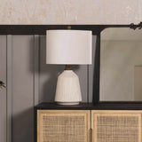 Tramutola White Table Lamp - Ocean Monroe