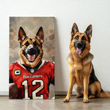 Paws & Play: Football Edition Texture Portrait