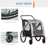 2-In-1 Pet Bike Trailer Stroller