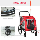 2-In-1 Pet Bike Trailer Stroller