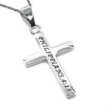 Women's CZ Cable Cross Necklace