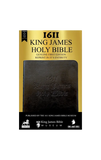 1611 King James Bible - Black