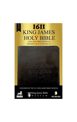 1611 King James Bible - Black