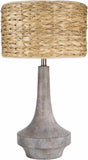 Kabankalan Seagrass Resin Table Lamp - Ocean Monroe