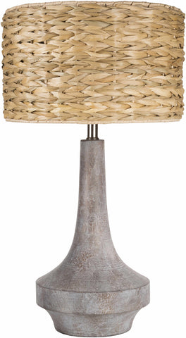 Kabankalan Seagrass Resin Table Lamp - Ocean Monroe