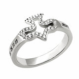CZ Dove Ring