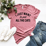 DT1344 I Just Want To Pet All The Cat - Ocean Monroe