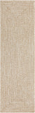 Cream Braided Faux Jute Rug