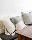 Maywood Cream Wool&Cotton Throw Pillow - Ocean Monroe