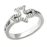 CZ Dove Ring