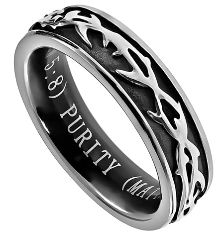 Crown of Thorns Ring - Purity