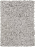 Siari Solid Medium Gray Shag Rug - Ocean Monroe