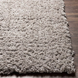 Siari Solid Medium Gray Shag Rug - Ocean Monroe