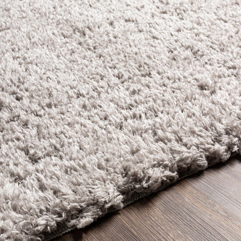 Siari Solid Medium Gray Shag Rug - Ocean Monroe