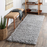 Siari Solid Medium Gray Shag Rug - Ocean Monroe