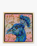 Golden Hour Peacock ( Fully Beaded Artwork ) - Ocean Monroe