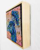 Golden Hour Peacock ( Fully Beaded Artwork ) - Ocean Monroe