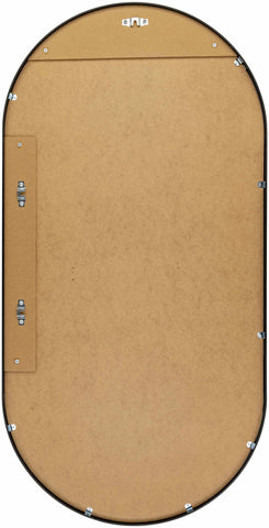 Hagenburg Black Iron Frame Mirror