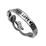 Hand Writing Ring - True Love Waits
