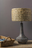 Kabankalan Seagrass Resin Table Lamp - Ocean Monroe