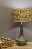 Kabankalan Seagrass Resin Table Lamp - Ocean Monroe
