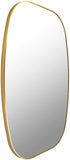 Kopparberg Gold Frame Round Mirror