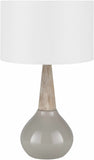 Hydesville Gray Ceramic Table Lamp