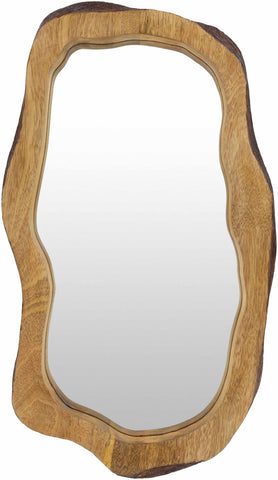 Louiseville Gold Frame Round Mirror - Ocean Monroe