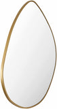 Lochovice Gold Distressed Wood Mirror - Ocean Monroe