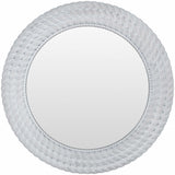 Polverigi Round White Mirror - Ocean Monroe